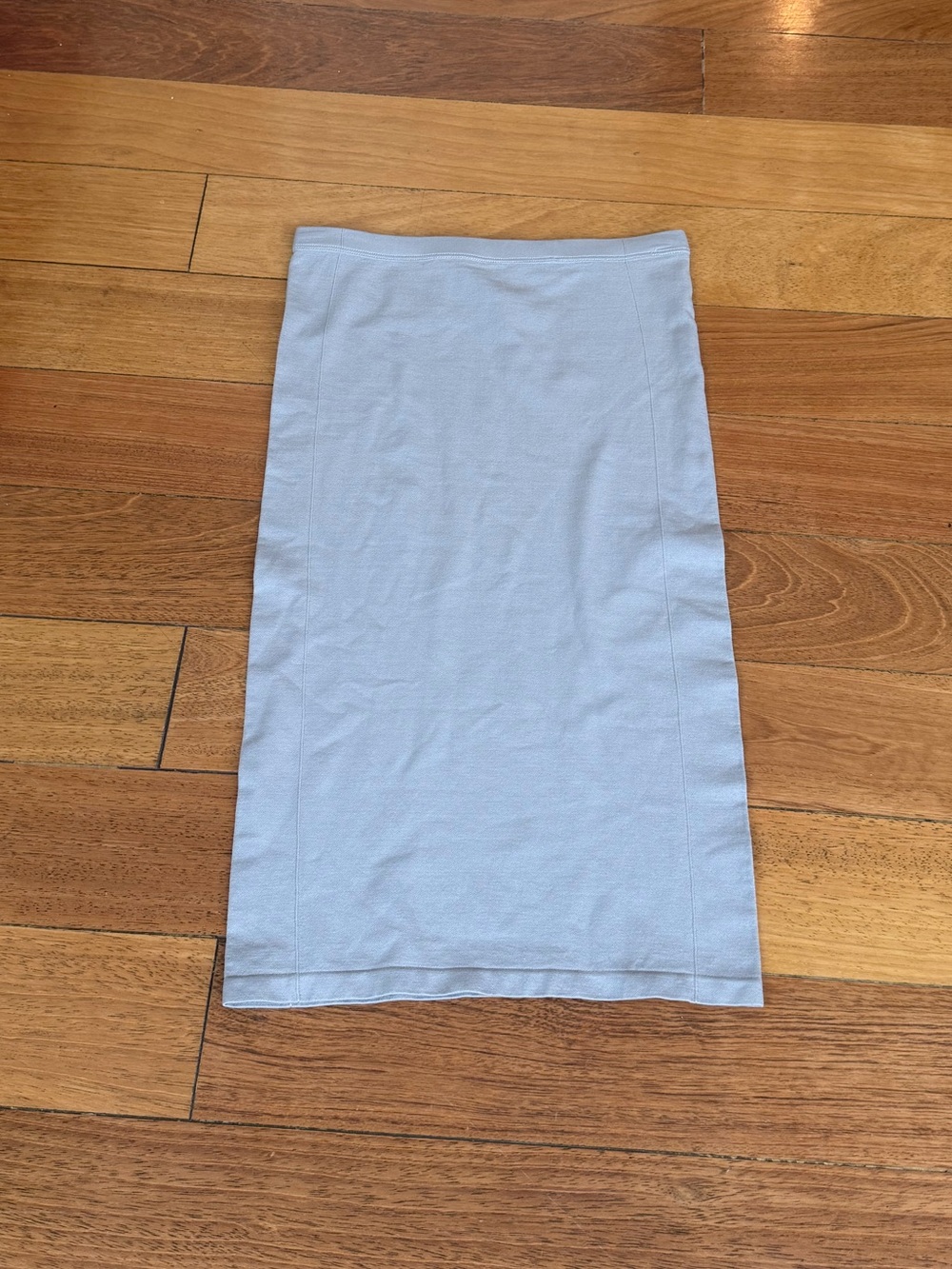 Light Grey Body-Con Tube Skirt